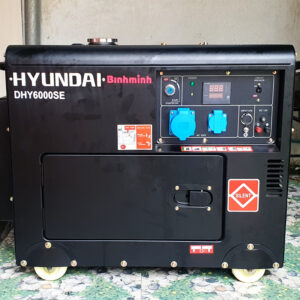 Máy Phát Điện 5KW Chạy Dầu Chống Ồn Hyundai DHY6000SE 11 Máy phát điện chạy dầu 1 pha Hyundai DHY6000SE