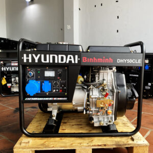 Máy phát điện chạy dầu 1 Pha Hyundai DHY-50CLE