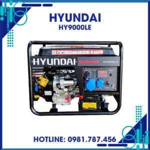 Máy phát điện 6KW chạy xăng Hyundai HY9000LE