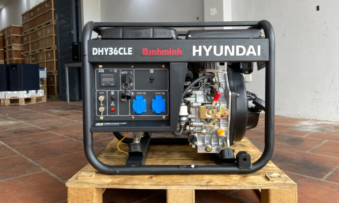 Máy Phát Điện 3KW Chạy Dầu Hyundai DHY36CLE 15 Máy phát điện Hyundai DHY-36CLE