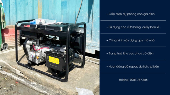 Máy Phát Điện 5KW Chạy Dầu Hyundai DHY6000LE 17 Máy phát điện Hyundai DHY6000LE