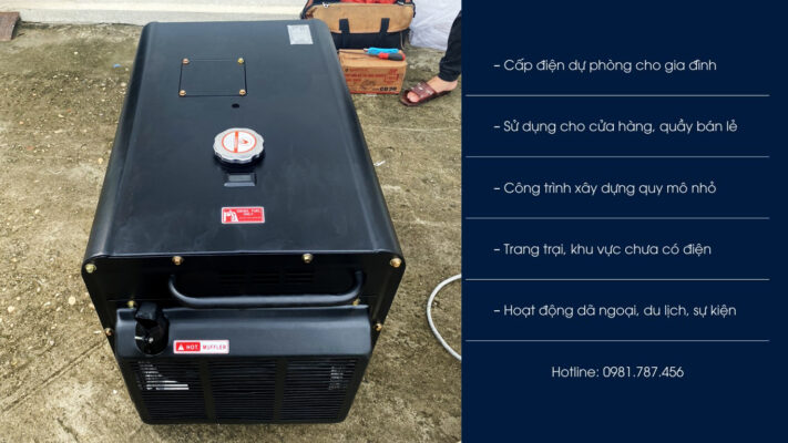 Máy Phát Điện 5KW Chạy Dầu 3 Pha Hyundai DHY6000SE-3 17 Máy phát điện DHY6000SE-3
