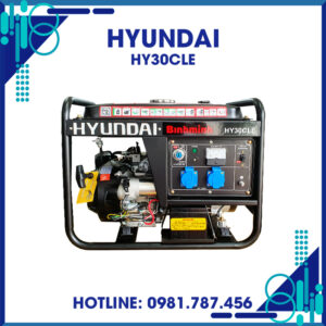 Máy phát điện 2.5KW chạy xăng Hyundai HY30CLE