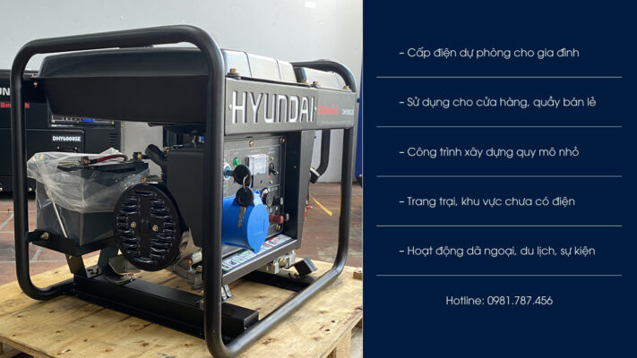 Máy Phát Điện 2KW Chạy Dầu Hyundai DHY20CLE 18 Máy phát điện chính hãng Hyundai DHY20CLE