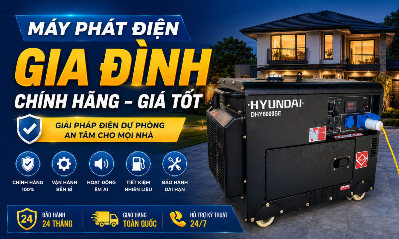 Máy phát điện gia đình giá tốt