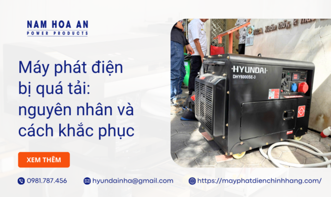 Máy phát điện bị quá tải